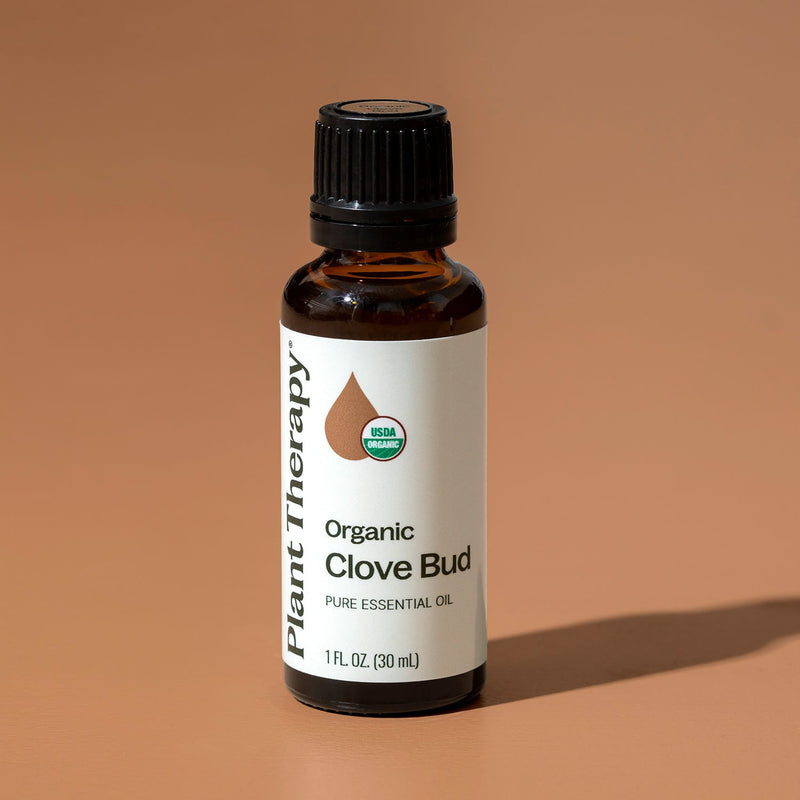 Plant Therapy Organic Clove Bud Essential Oil Essential Oil Dark Salmon 10 mL,30 mL