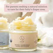 Lizush ORGANIC DIAPER BALM To protect, calm and nourish Light Gray