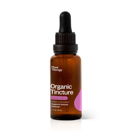 Plant Therapy Organic Echinacea Blend Herbal Tincture Supplement Black 30 mL