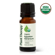 Plant Therapy Organic Egyptian Geranium Essential Oil Essential Oil White Smoke 10 mL