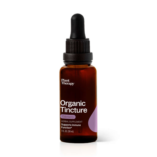 Plant Therapy Organic Elderberry Herbal Tincture Supplement Light Gray 30 mL