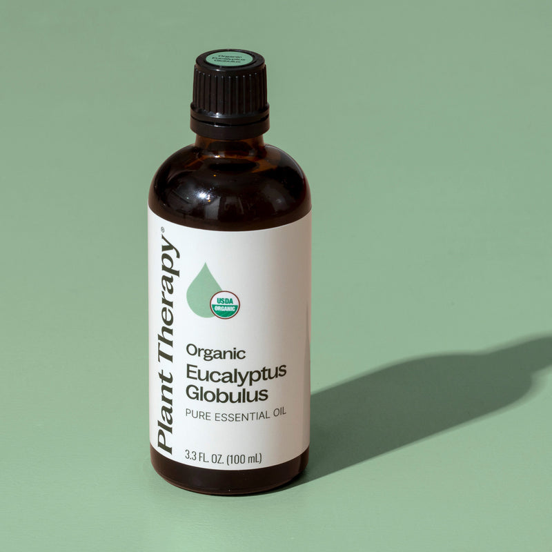 Plant Therapy Organic Eucalyptus Globulus Essential Oil Essential Oil Dark Sea Green 10 mL,30 mL,100 mL