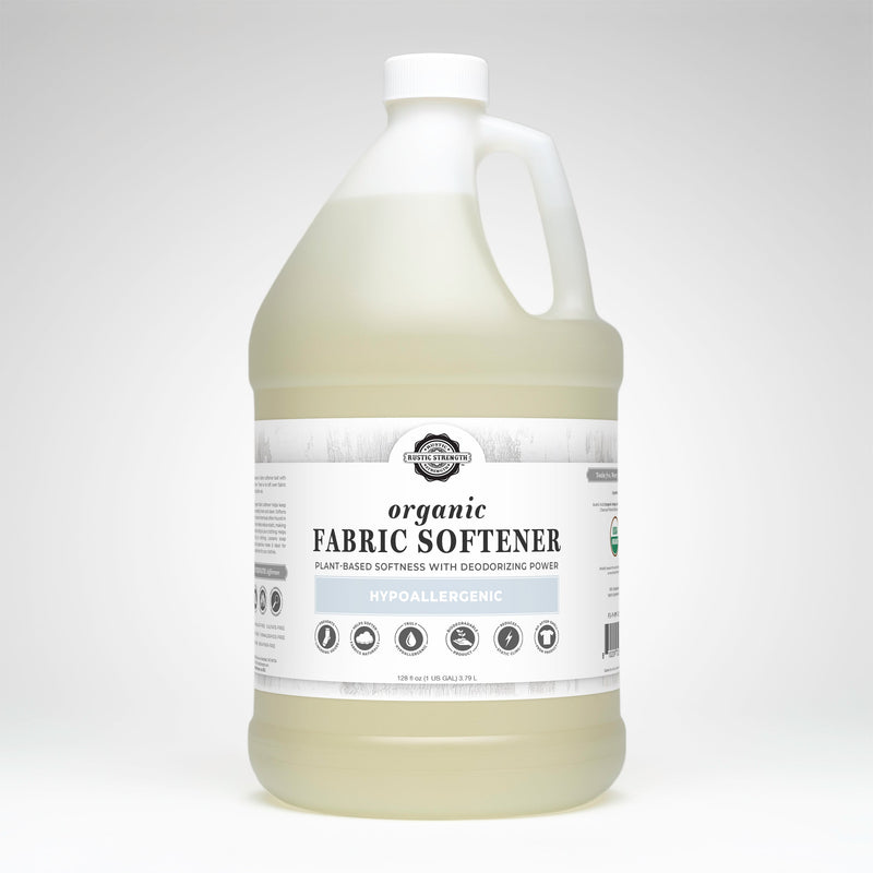 Rustic Strength Organic Fabric Softener Laundry Booster Lavender Gallon Plastic