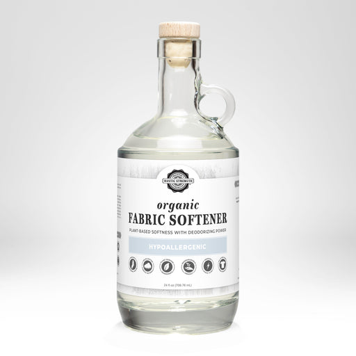 Rustic Strength Organic Fabric Softener Laundry Booster Lavender 24 oz Glass