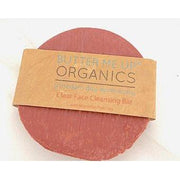 Butter Me Up Organics Organic Facial Bar / Organic Face Soap / Rose Clay Soap / Clay Soap Bar / Acne Face Soap / Gentle Face Wash Face Dark Salmon Organic Facial Bar,Organic Facial Bar + Stained Wood Bamboo Soap Dish