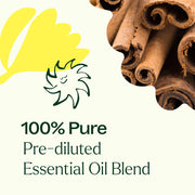 Plant Therapy Organic Germ Fighter Essential Oil Blend Pre-Diluted Roll-On Essential Oil Seashell 10 mL