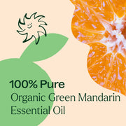 Plant Therapy Organic Green Mandarin Essential Oil Essential Oil Antique White 10 mL