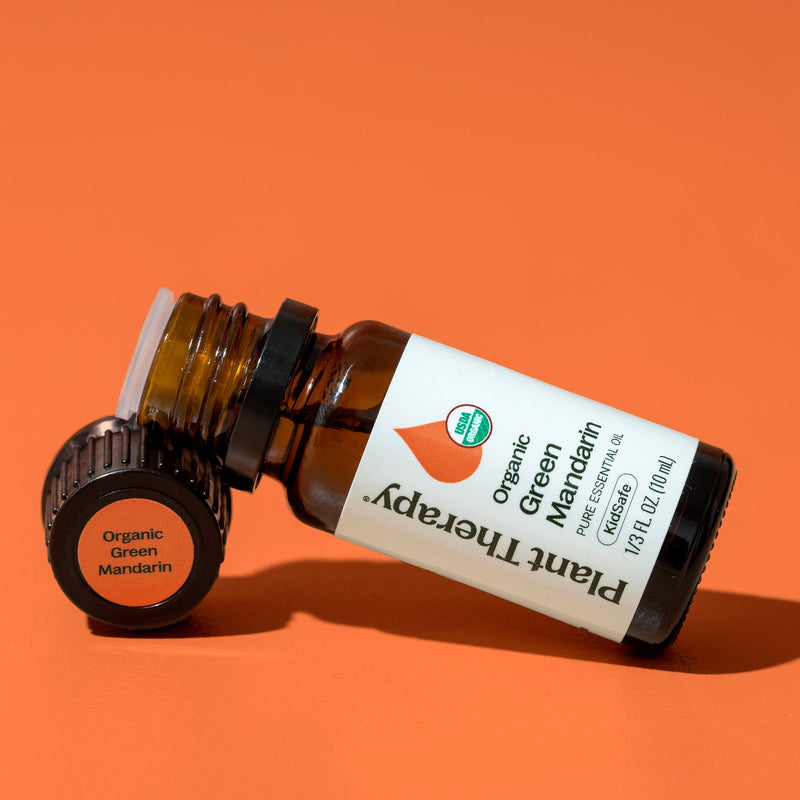 Plant Therapy Organic Green Mandarin Essential Oil Essential Oil Coral 10 mL