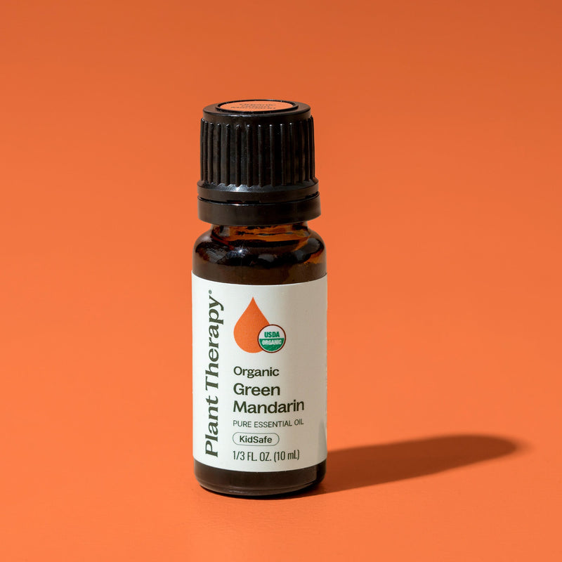 Plant Therapy Organic Green Mandarin Essential Oil Essential Oil Coral 10 mL