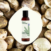 Plant Therapy Organic Hemp Seed Carrier Oil Body Care White Smoke 4 oz,16 oz