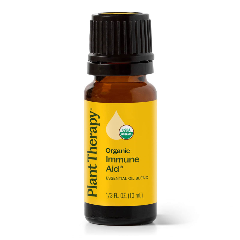 Plant Therapy Organic Immune Aid Essential Oil Blend Essential Oil White Smoke 10 mL