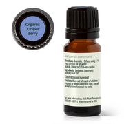 Plant Therapy Organic Juniper Berry Essential Oil Essential Oil White Smoke 10 mL