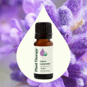 Plant Therapy Organic Lavender Essential Oil Essential Oil Medium Purple 10 mL,30 mL,100 mL