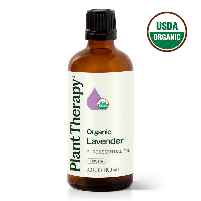 Plant Therapy Organic Lavender Essential Oil Essential Oil White Smoke 100 mL