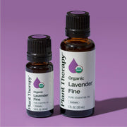 Plant Therapy Organic Lavender Fine Essential Oil Essential Oil Light Slate Gray 10 mL,30 mL