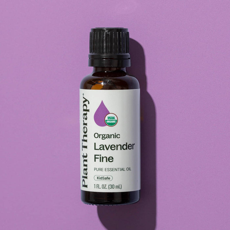Plant Therapy Organic Lavender Fine Essential Oil Essential Oil Dark Slate Gray 10 mL,30 mL