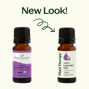 Plant Therapy Organic Lavender Fine Essential Oil Essential Oil Seashell 10 mL,30 mL