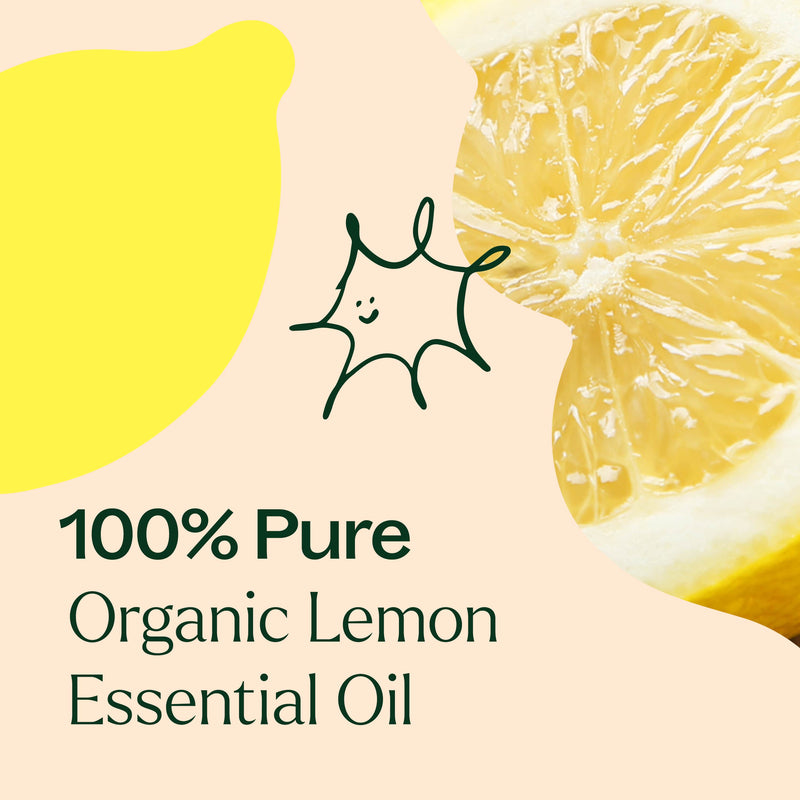 Plant Therapy Organic Lemon Essential Oil Essential Oil Antique White 10 mL,30 mL,100 mL