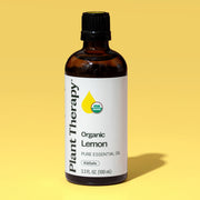 Plant Therapy Organic Lemon Essential Oil Essential Oil Light Goldenrod 10 mL,30 mL,100 mL