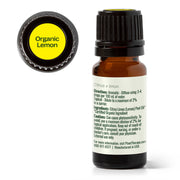 Plant Therapy Organic Lemon Essential Oil Essential Oil White Smoke 10 mL,30 mL,100 mL