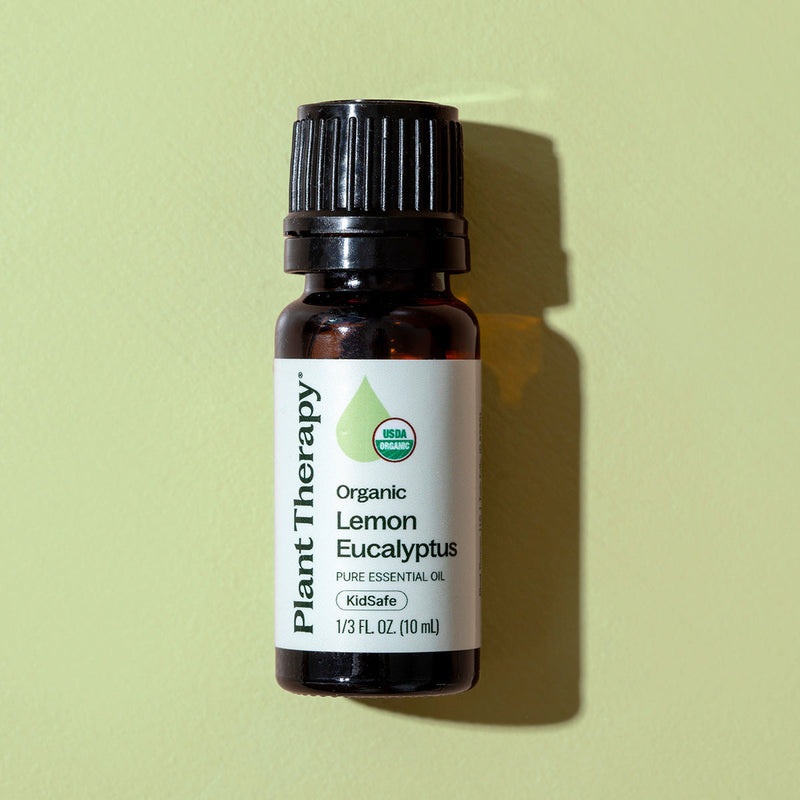 Plant Therapy Organic Lemon Eucalyptus Essential Oil Essential Oil Dark Olive Green 10 mL,30 mL