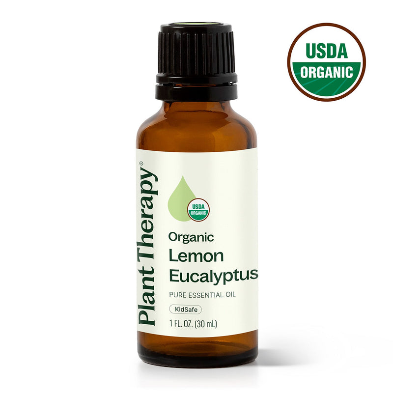 Plant Therapy Organic Lemon Eucalyptus Essential Oil Essential Oil White Smoke 10 mL,30 mL