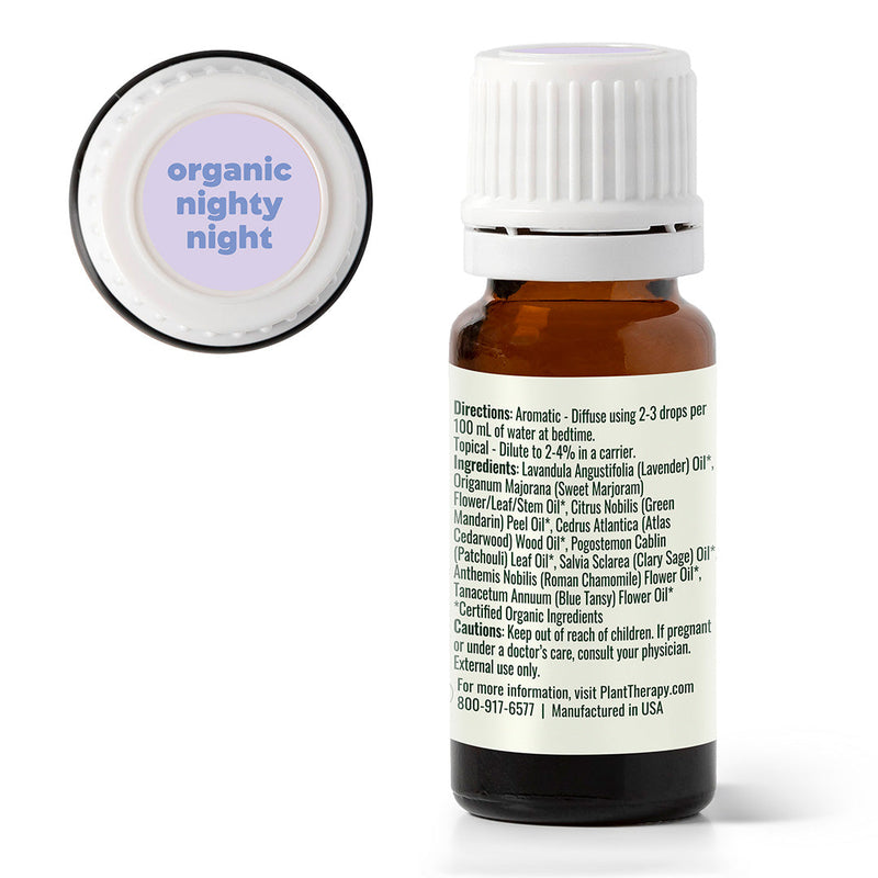 Plant Therapy Organic Nighty Night Essential Oil Essential Oil White Smoke 10 mL