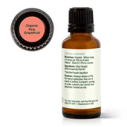 Plant Therapy Organic Pink Grapefruit Essential Oil Essential Oil White Smoke 10 mL