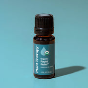Plant Therapy Organic Rapid Relief Essential Oil Blend Essential Oil Medium Aquamarine 10 mL