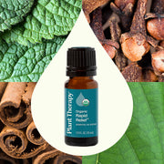 Plant Therapy Organic Rapid Relief Essential Oil Blend Essential Oil Seashell 10 mL