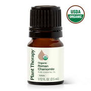 Plant Therapy Organic Roman Chamomile Essential Oil Essential Oil White Smoke 2.5 mL,5 mL