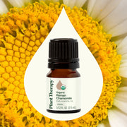 Plant Therapy Organic Roman Chamomile Essential Oil Essential Oil Seashell 2.5 mL,5 mL