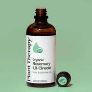 Plant Therapy Organic Rosemary 1,8-Cineole Essential Oil Essential Oil Dark Sea Green 10 mL,30 mL,100 mL
