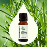 Plant Therapy Organic Rosemary 1,8-Cineole Essential Oil Essential Oil Seashell 10 mL,30 mL,100 mL
