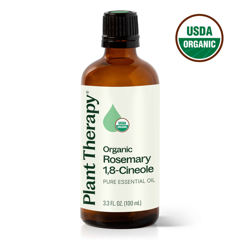 Plant Therapy Organic Rosemary 1,8-Cineole Essential Oil Essential Oil Beige 100 mL