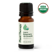 Plant Therapy Organic Rosemary 1,8-Cineole Essential Oil Essential Oil Black 10 mL