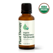 Plant Therapy Organic Rosemary 1,8-Cineole Essential Oil Essential Oil White Smoke 30 mL