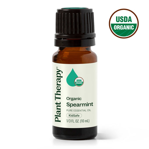 Plant Therapy Organic Spearmint Essential Oil Essential Oil White Smoke 10 mL