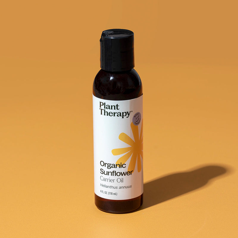 Plant Therapy Organic Sunflower Carrier Oil Body Care Sandy Brown 4 oz
