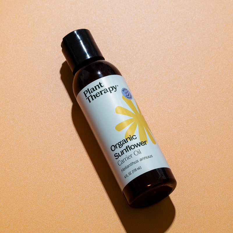 Plant Therapy Organic Sunflower Carrier Oil Body Care Tan 4 oz