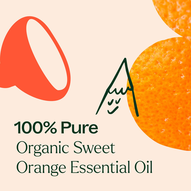 Plant Therapy Organic Sweet Orange Essential Oil Essential Oil Antique White 10 mL,30 mL,100 mL