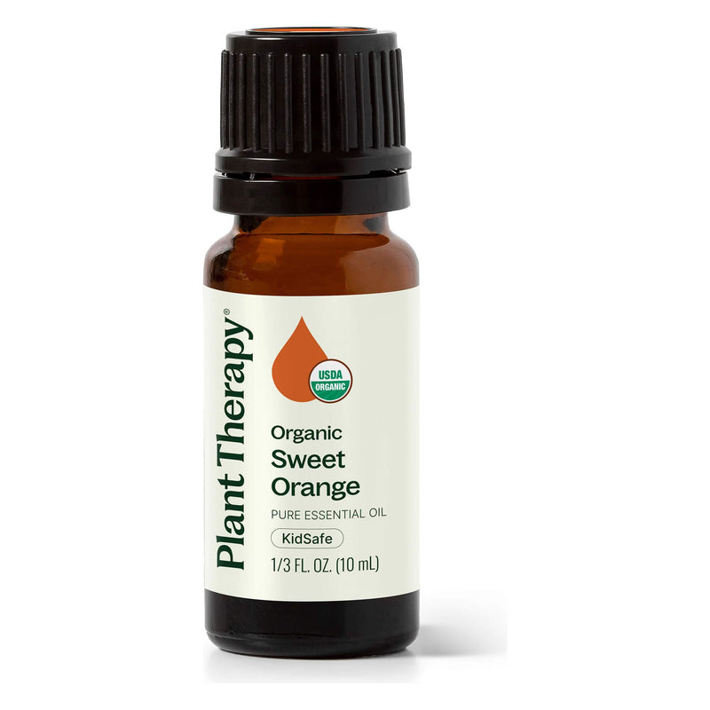 Plant Therapy Organic Sweet Orange Essential Oil Essential Oil Beige 10 mL,30 mL,100 mL