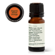 Plant Therapy Organic Sweet Orange Essential Oil Essential Oil White Smoke 10 mL,30 mL,100 mL