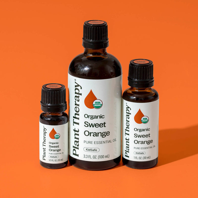 Plant Therapy Organic Sweet Orange Essential Oil Essential Oil Tomato 10 mL,30 mL,100 mL