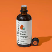 Plant Therapy Organic Sweet Orange Essential Oil Essential Oil Chocolate 10 mL,30 mL,100 mL