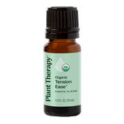 Plant Therapy Organic Tension Ease™ Essential Oil Blend Essential Oil Gray 10 mL