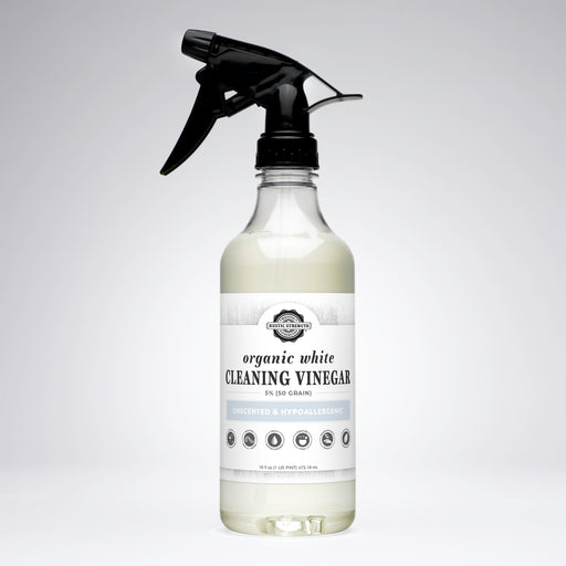 Rustic Strength Organic White Cleaning Vinegar | 5% (50 grain) Multi-Purpose Cleaner Lavender 16 oz Plastic Spray Bottle