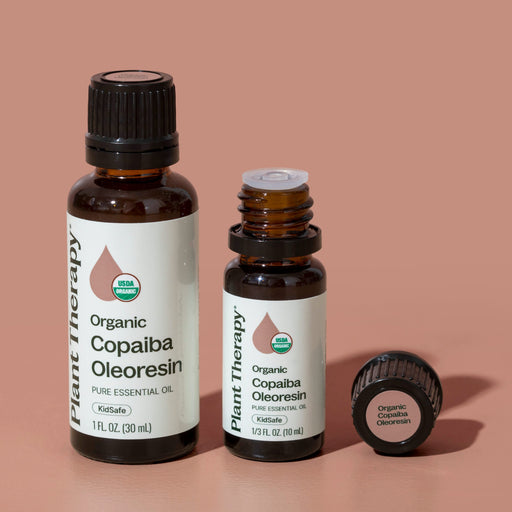 Plant Therapy Organic Copaiba Oleoresin Essential Oil Rosy Brown 10 mL,30 mL