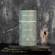 Chagrin Valley Soap & Salve Body Powder: Baby Me! Unscented Baby Powder Baby Products Dark Slate Gray Net Wt 2.2 oz