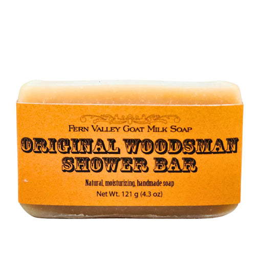 Fern Valley Soap Handmade Goat Milk Soap | Shower Bar | Original Woodsman Goat Milk Soap Dark Orange